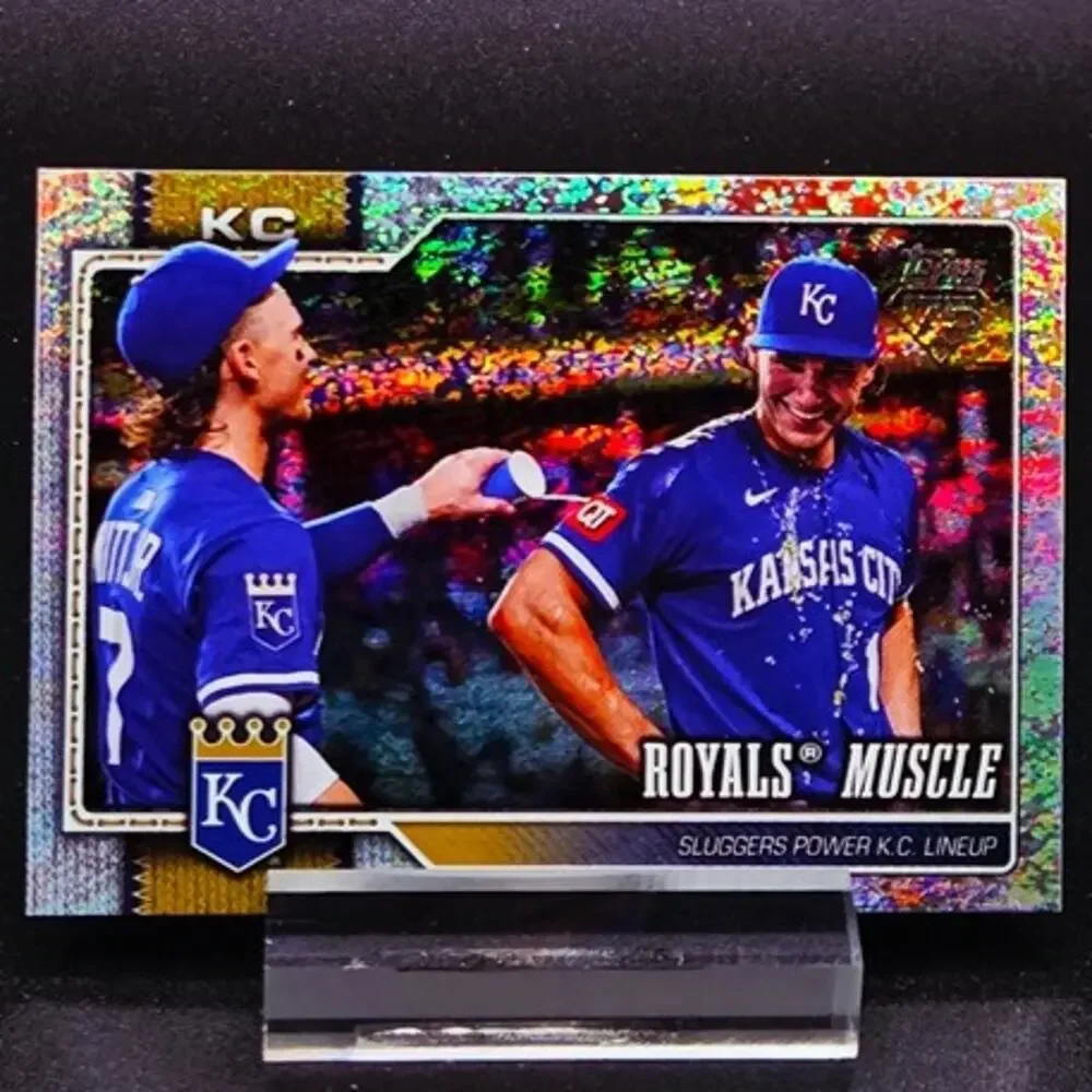Jac Caglianone Topps Shimmer Foil RC Kansas City Royals Top Prospect - Picture 4 of 5